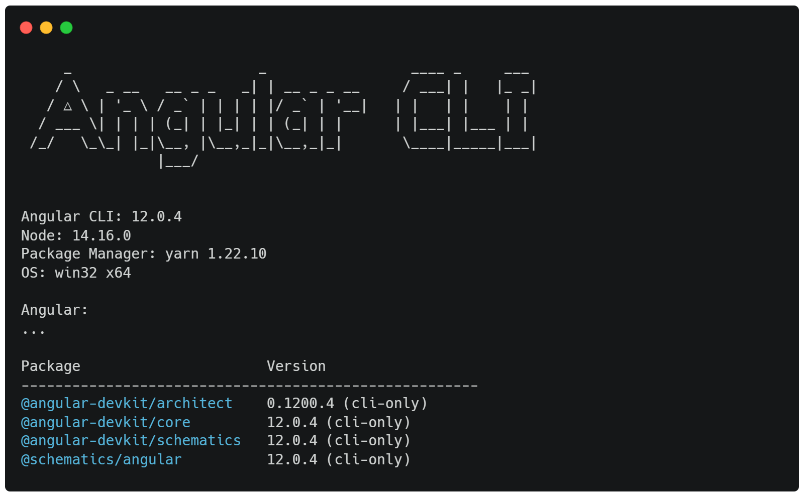 In this article we will go through all the softwares and setup you require to create an Angular application. We will learn to install NodeJS, npm, yarn, Angular CLI and VSCode.